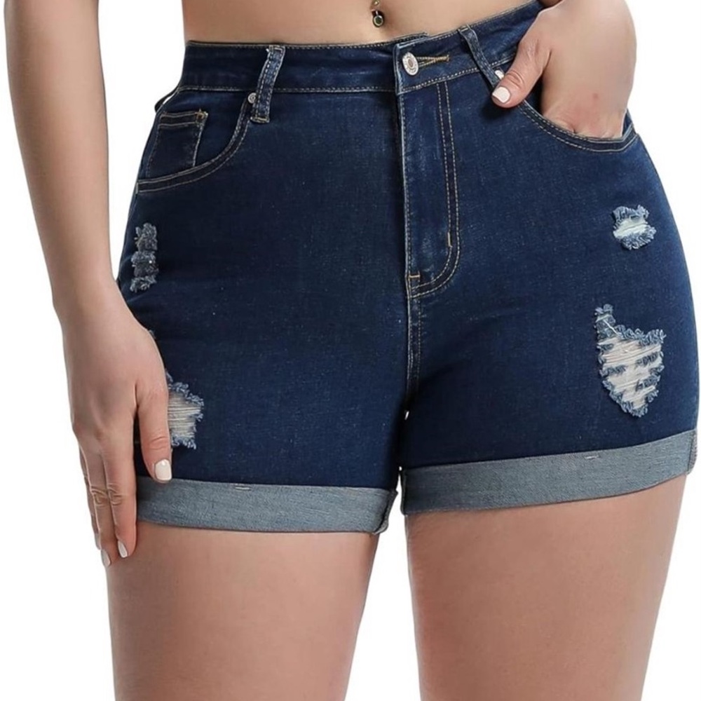 Size-(18) HUNGSON plus size denim stretch jeans high waisted NWT